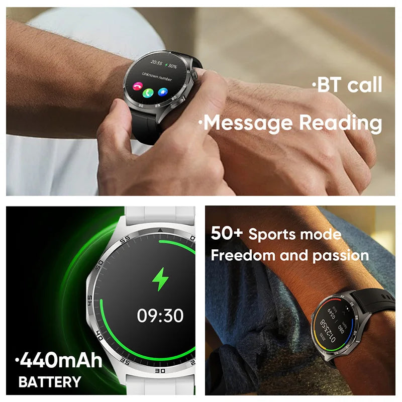 GT4 Ultra AMOLED Smart Watch ECG +PPG Bluetooth Calls Heart Rate Blood Pressure Body Temperature