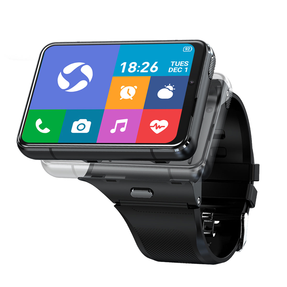 VWAR Nebula X Pro Smart Phone Watch: 4G LTE Android System| 2.88" Display| 1300W HD Dual Camara