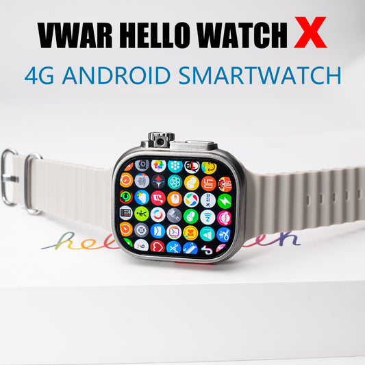 VWAR Hello Watch X  Smart Watch Ultra 2 4G Network Android System 1:1 49mm Size&UI