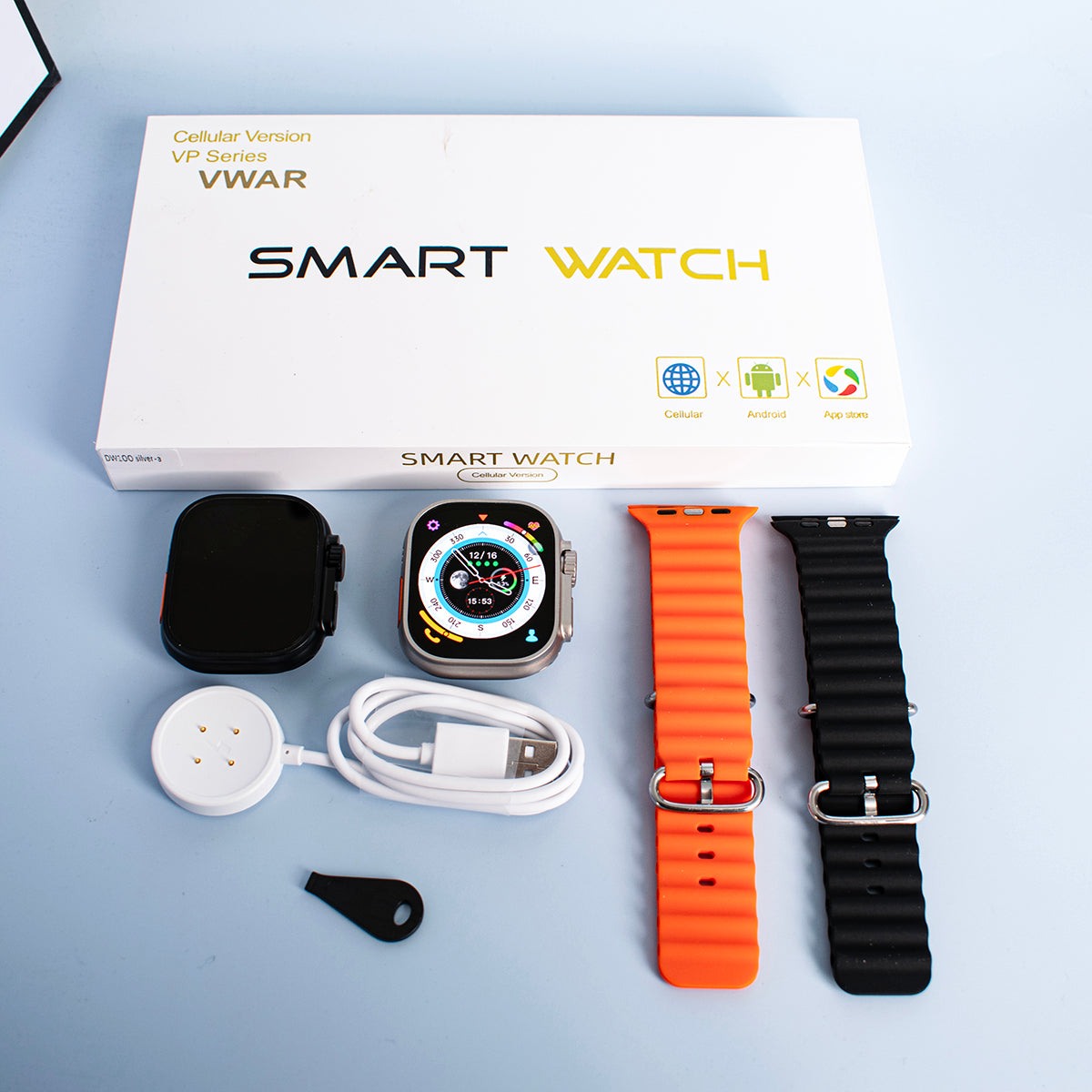 VWAR DW100 Smart Watch 49mm 4G LTE Android System 3GB RAM 32GB ROM vwar