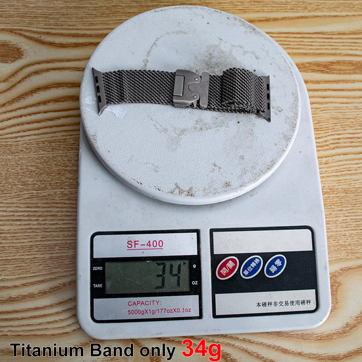 100% pure Titanium Milanese Loop Strap for Apple Watch Ultra 3/2 49mm Series 11 10 46mm Natural Titanium Band