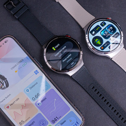 VWAR Core5 4G LTE Smart Watch- Android 13/Bluetooth Dual System, Dual Camera, 1.75" AMOLED Screen