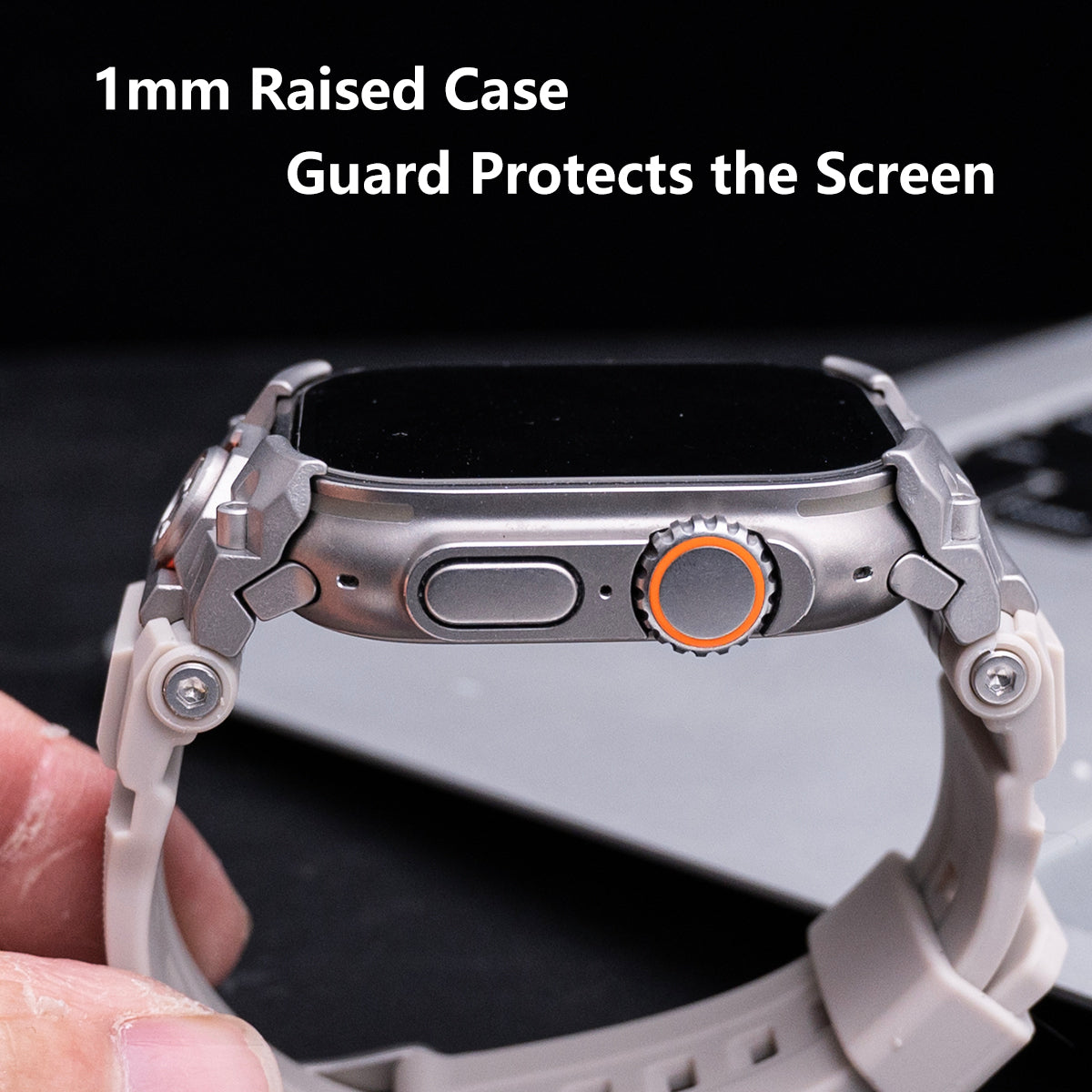 VWAR Armor Rugged Strap for Apple Watch Band Ultra 3/2/1 49mm