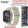 VWAR HK10 ULTRA 3 Max Smartwatch –Bluetooth Network Share, AI Robot, AI Features, 2GB ROM