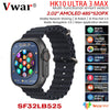 VWAR HK10 ULTRA 3 Max Smartwatch –Bluetooth Network Share, AI Robot, AI Features, 2GB ROM