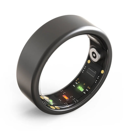 Nova Titanium Alloy Smart Ring Fitness Health Tracker SpO2 Stress Heart Rate Sleep Body Temperature