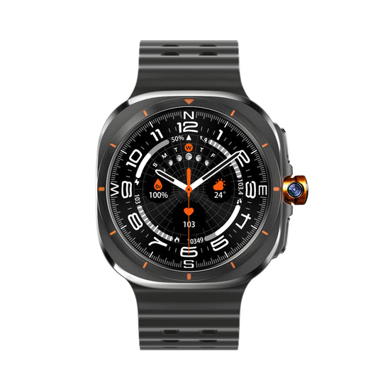 VWAR S7 Ultra Android Smart Watch- Bluetooth & Android Dual System| 4G LTE Rotating Camera| 1.5inch AMOLED Screen 1:1 47mm