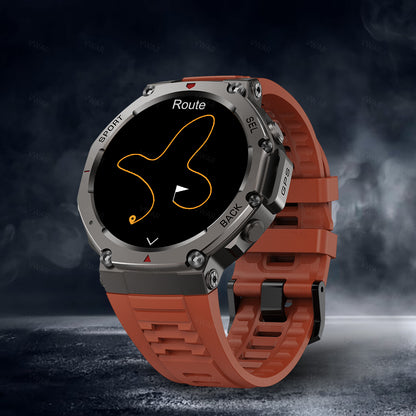 VWAR T-Rex GPS Smart Watch ATM Waterproof Built-in Dual-band GNSS Compass Military Sport Smartwatch 2025 New