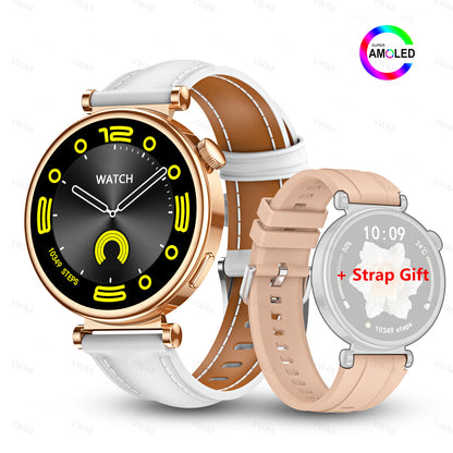 VWAR GT4 Mini 41mm Smart Watch for Women AMOLED Always-on Diplay, IP68 Waterproof, Bluetooth Call NFC