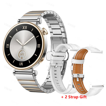 VWAR GT4 Mini 41mm Smart Watch for Women AMOLED Always-on Diplay, IP68 Waterproof, Bluetooth Call NFC