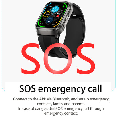 VWAR D2 Pro Medical Grade Smart Watch Air Pump Air Bag Blood Pressure Monitor ECG Non-invasive Blood Sugar Heart Rate Uric Acid Elder Watch for Huawei IOS Phone