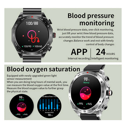 Vwar Watch Buds 2-in-1 Smart Watch with Earbuds BT Call Blood Oxygen Sleep/Heart Rate Monitor