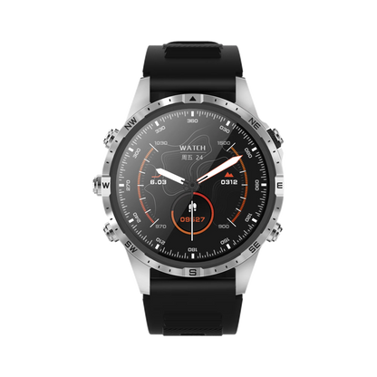 VWAR MARQ Smart Watch Compass 1.6" Screen Titanium Alloy Men Rugged Smartwatch Bluetooth Call NFC