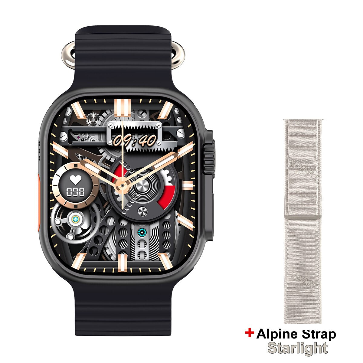 W69 Plus + Ultra Smart Watch Series 9 2.2" AMOLED Screen 2GB Rom IP68