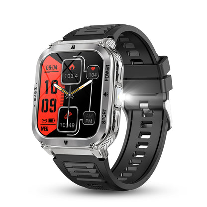 VWAR NX30 Tactical Smart Watch GPS 3ATM Waterproof Heart Rate Blood Oxygen Sleep Monitor