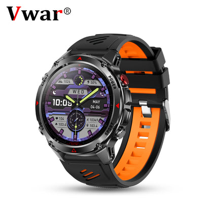 VWAR Tactical GPS Smart Watch-30m Waterproof, LED Flashlight
