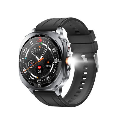 VWAR U8 Ultra Smart Watch Built-in GPS Flashlight 3ATM Waterproof for Samsung IOS