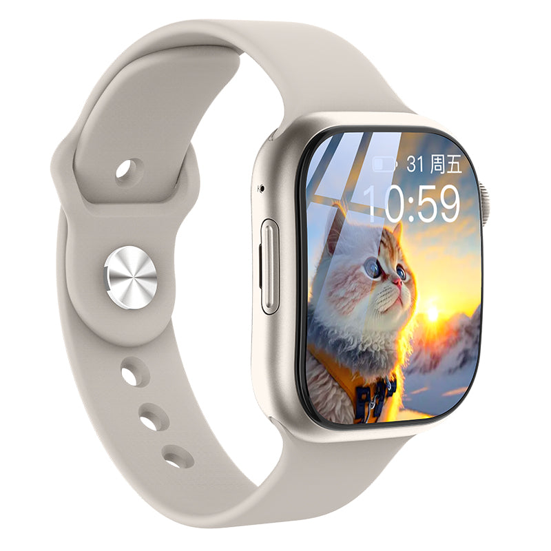 OPPO Watch Free – Smart Watch, AMOLED Curved Screen, 32g, Bluetooth 5.0,  vanilla 6944284695597