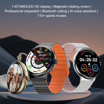 VWAR Pocket Watch and Smart Watch 2 in 1 for iPhone Google Pixel Phone