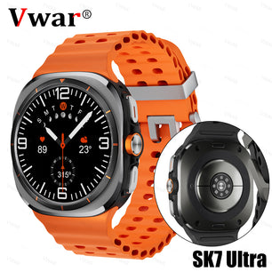 VWAR SK7 Ultra Smart Watch 1:1 47mm Real Screws Wireless Charger Bluetooth Call for Samsung IOS