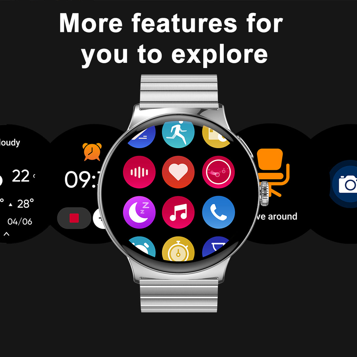 VWAR Pocket Watch and Smart Watch 2 in 1 for iPhone Google Pixel Phone