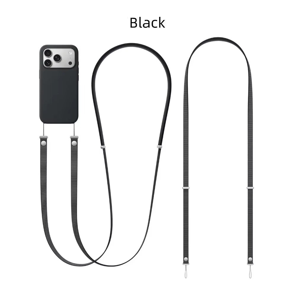 Official Magnetic Woven Strap for Orginal Iphone 17 Pro Max 17 Air Phone Crossbody Lanyard Anti-loss Apple Strap