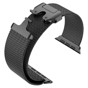 100% pure Titanium Milanese Loop Strap for Apple Watch Ultra 1 2 49mm 10 46mm Natural Titanium Band