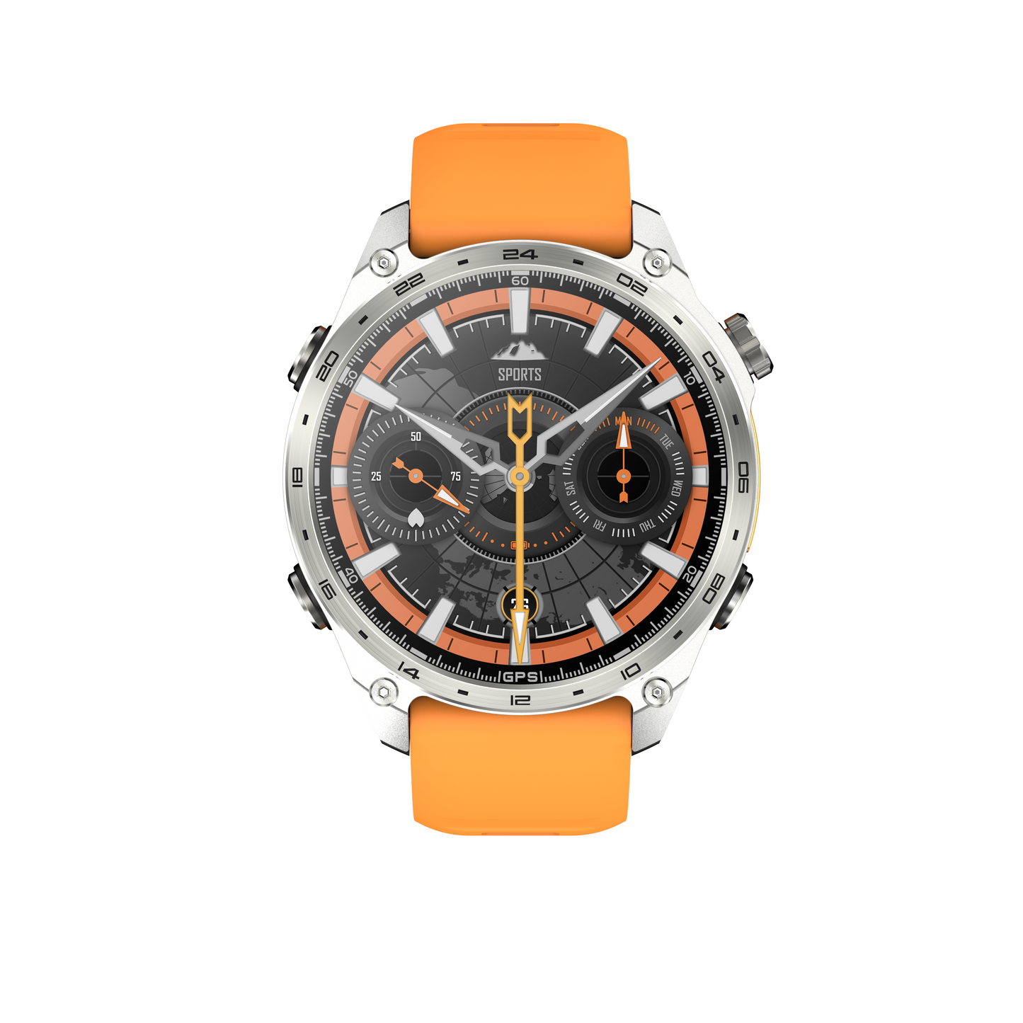 VWAR Alpha Ultra GPS Smart Watch Built-in Offline Map, 10 ATM Waterproof, 4GB Storage