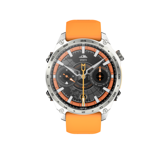 VWAR Alpha Ultra GPS Smart Watch Built-in Offline Map, 10 ATM Waterproof, 4GB Storage