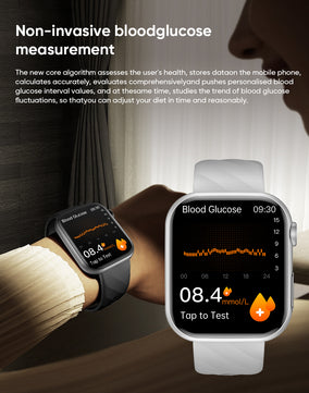 Vwar Fit3 Pro Health Smartwatch ECG+PPG, Body Temperature, Non-invasive Blood Glucose 1.97