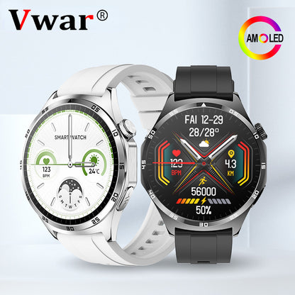 GT4 Ultra AMOLED Smart Watch ECG +PPG Bluetooth Calls Heart Rate Blood Pressure Body Temperature