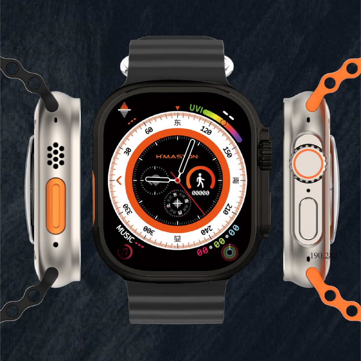 VWAR Hello Watch 4 Plus 4G Android Smart Watch Support SIM WIFI 2.04" AMOLED Screen Ultra 2 49mm HelloWatch 4+