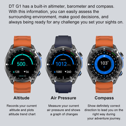 VWAR TANK T5 Tactical Smart Watch Built-in GPS Offline Map, 4GB Memory, 3 ATM Waterproof Men Military Watches