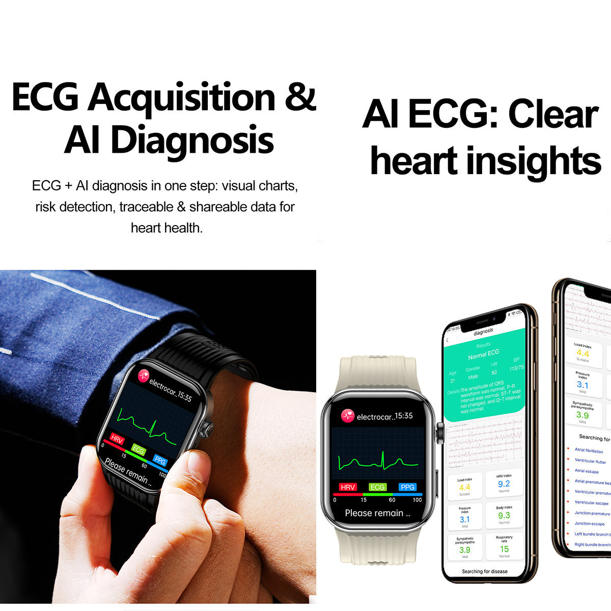 VWAR D2 Ultra Medical Grade Smart Watch Air Pump Air Bag Blood Pressure Monitor ECG PPG Non-invasive Blood Sugar Uric Acid Elder Watch for Huawei