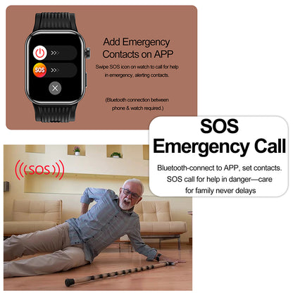 VWAR D2 Ultra Medical Grade Smart Watch Air Pump Air Bag Blood Pressure Monitor ECG PPG Non-invasive Blood Sugar Uric Acid Elder Watch for Huawei