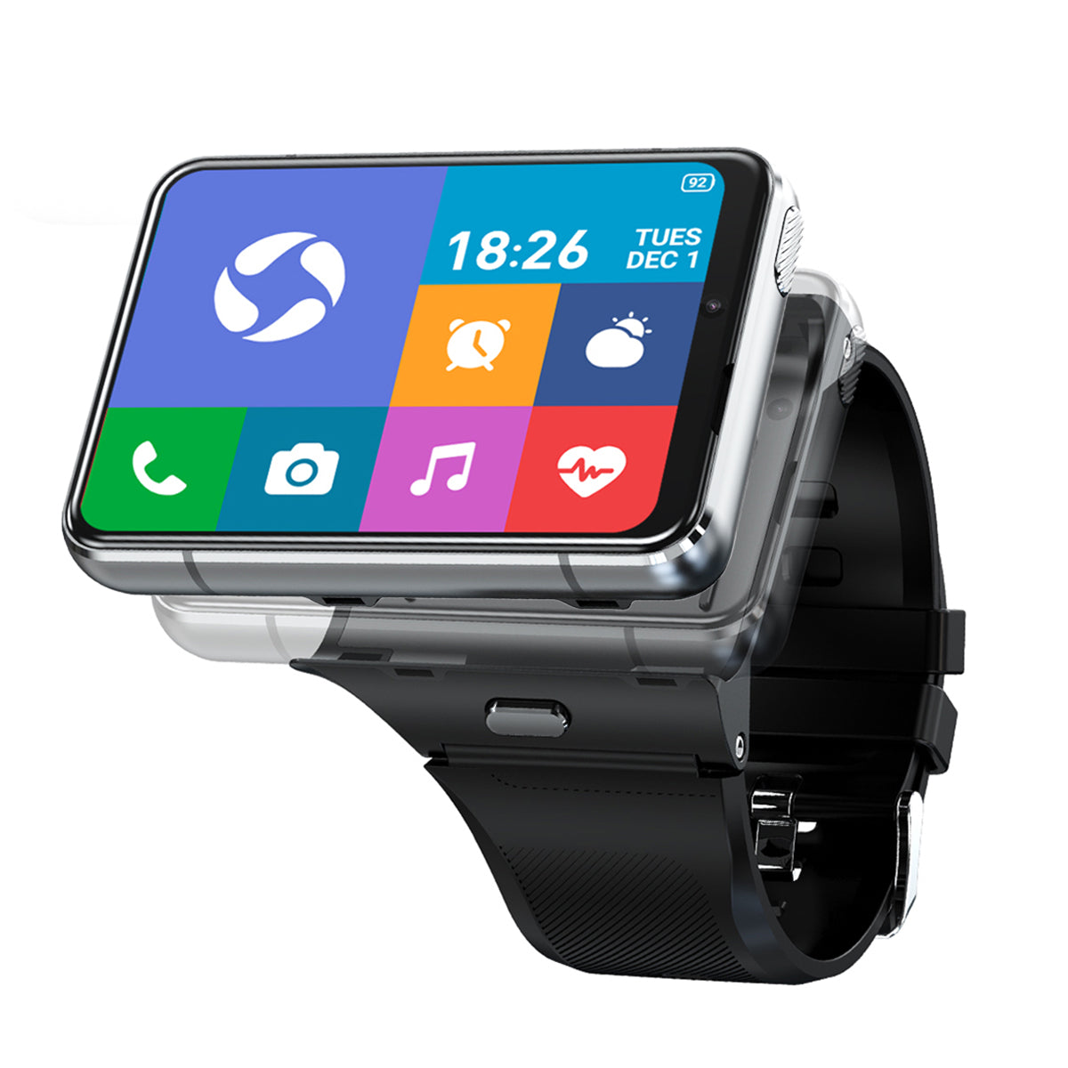 VWAR Nebula X Pro Smart Phone Watch: 4G LTE Android System| 2.88" Display| 1300W HD Dual Camara